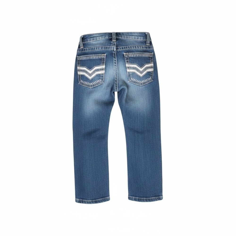 Jeans English Laundry Boys Size 6 Slim Straight Leg Heavy Stitching I90